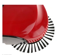 Fiber Hand Push  360 Degree Rotating Sweeping Broom  -  , RED, Fiber, Multipack of1